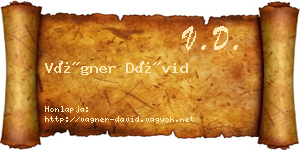 Vágner Dávid névjegykártya